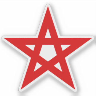 Sticker Le Pentagramme (rouge)