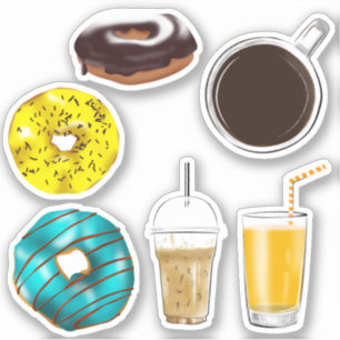 Sticker Le petit-déjeuner doit avoir volume 1 jeu d'autoco