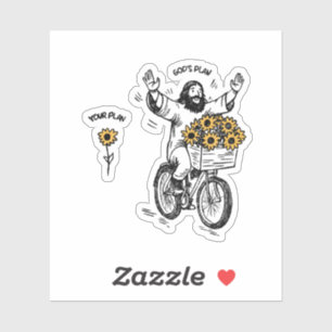 Sticker Le Plan de Dieu vs Votre Plan