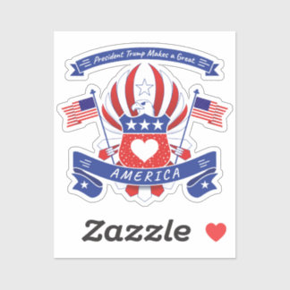 Sticker Le président Trump fait une grande AMÉRIQUE