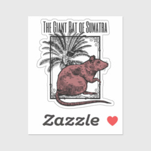 Sticker Le Rat géant de Sumatra Holmesian Sherlock Holmes