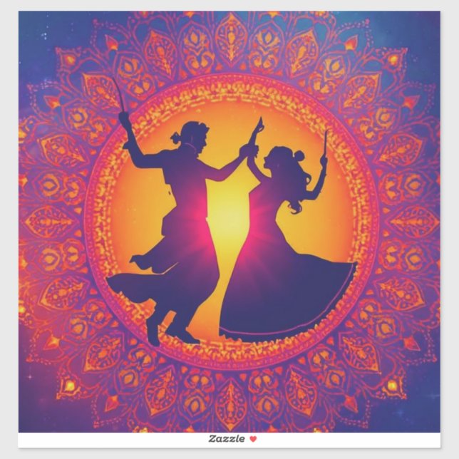 Sticker Le rythme éternel de Shakti (Feuille)