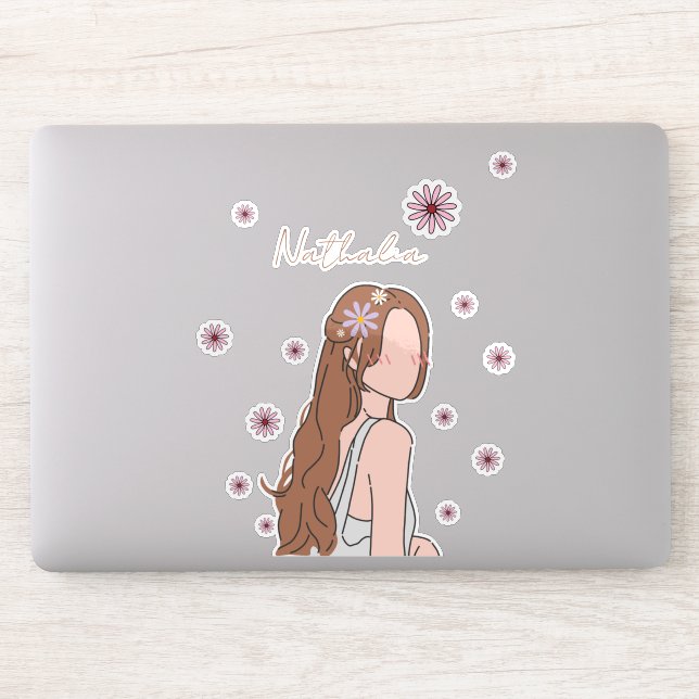 Sticker Le Snapshot de beauté personnalisable (Ordinateur)