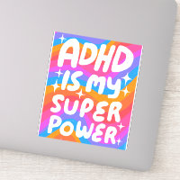LE TDAH EST MA SUPERPUISSANCE AMUSANTE Lettres de 