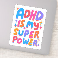 LE TDAH EST MA SUPERPUISSANCE AMUSANTE Lettres de 