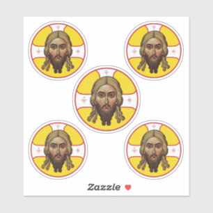 Sticker Le Visage Du Christ Icône Orthodoxe