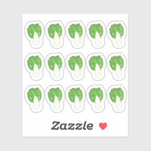 Sticker Légumes de laitue Végétalien Alimentation saine Ag
