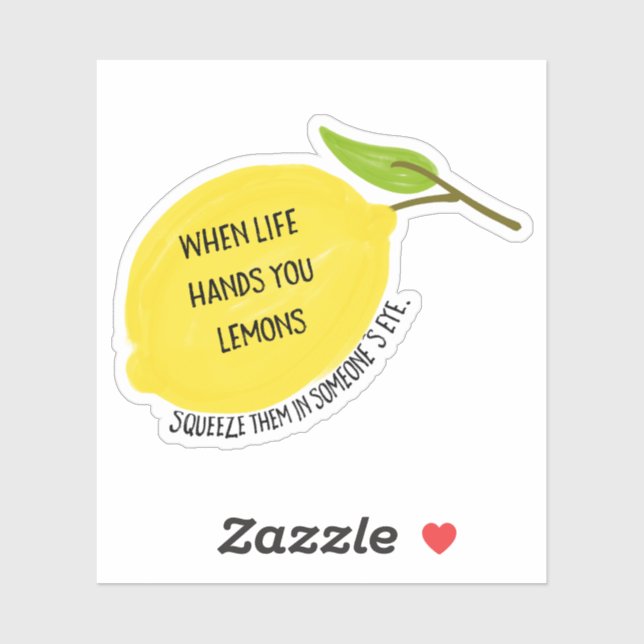 Sticker Lemon Squeeze (Feuille)