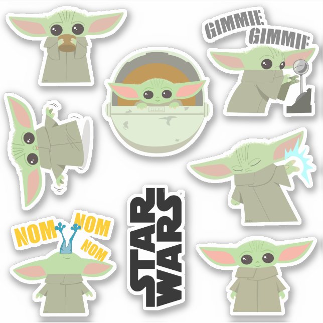 Sticker L'enfant | Pots amusants (Devant)