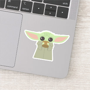 Sticker L'Enfant Tenant une tasse