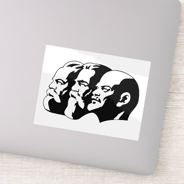 Sticker Lenin, Marx, Engels, Soviet Union, Communism (Détail)