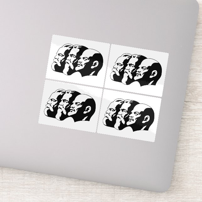 Sticker Lenin, Marx, Engels, Soviet Union, Communism (Détail)