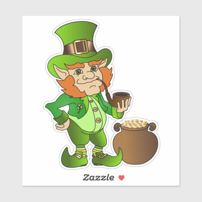 Sticker Leprechaun 2 (Feuille)