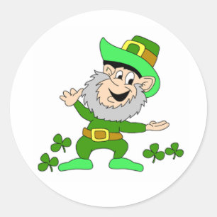 Sticker Leprechaun de dessin