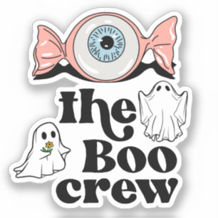 Sticker L'équipage du Boo   Spooktacular Halloween Squad