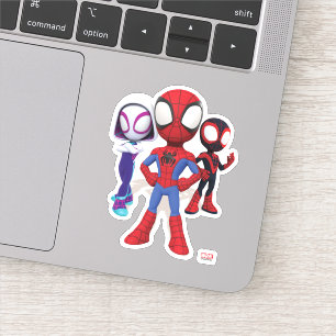Sticker L'équipe Spidey en ville