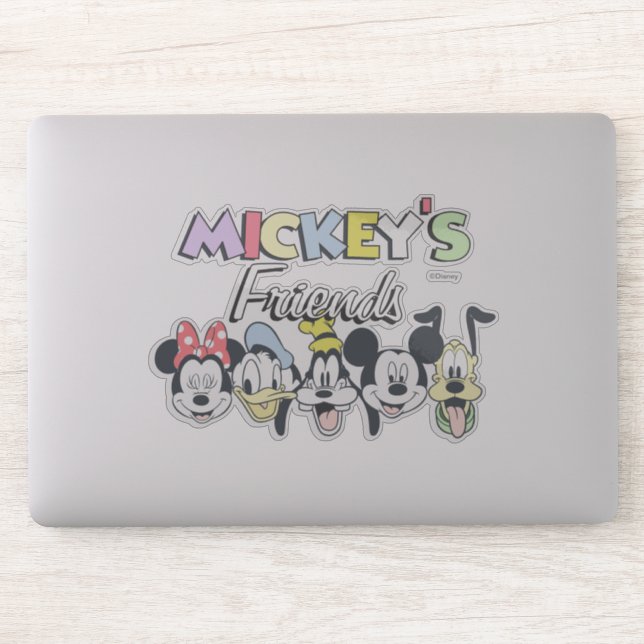Sticker Les amis de Classique Mickey (Ordinateur)