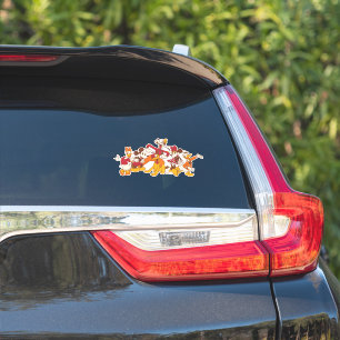 Sticker Les amis Disney classiques ensemble