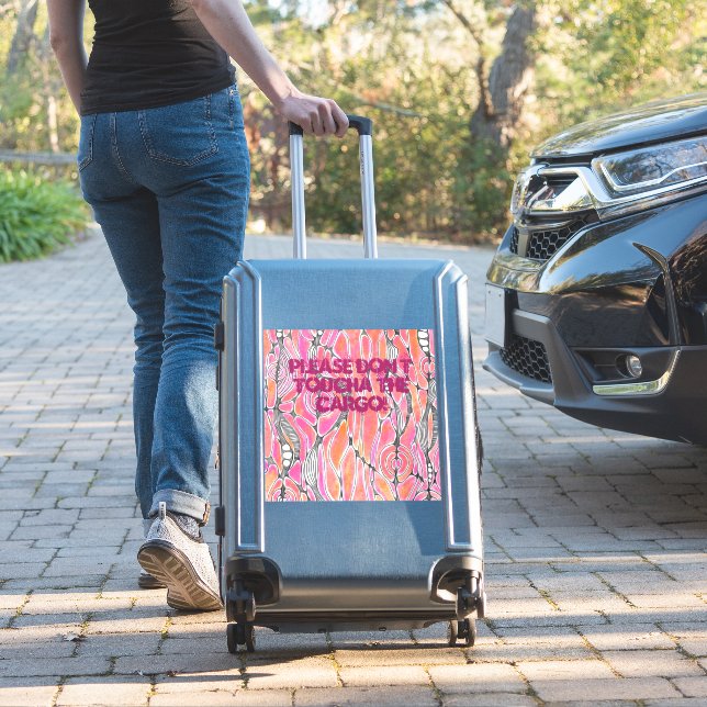 Sticker Les bagages de l’autocollant ne touchent pas la ca (Valise Insitu)