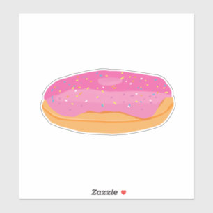 Sticker Les beignets roses
