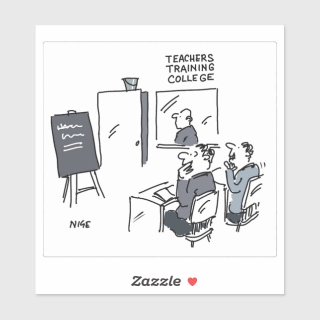 Sticker Les Enseignants De Formation Prank. Formation des  (Feuille)