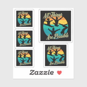 Sticker Les filles Gymnastique - Tout est possible