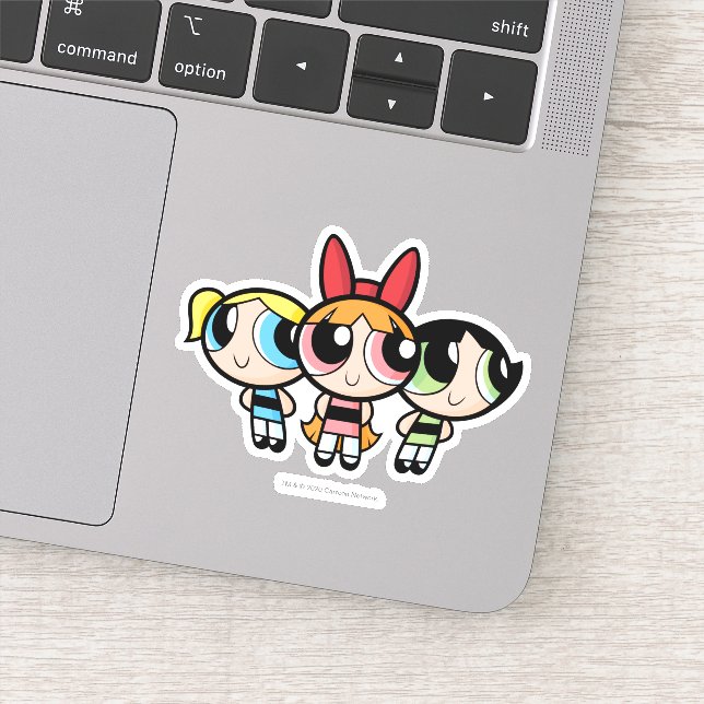 Sticker Les filles puissantes : Sucre, épices et tout est  (Détail)