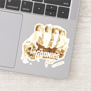 Sticker Les Goonies Pirate Ship Aquarelle Graphique