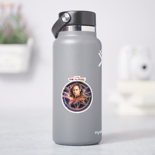 Sticker Les Merveilles Capitaine Marvel Insigne Cercle (HydroFlask)