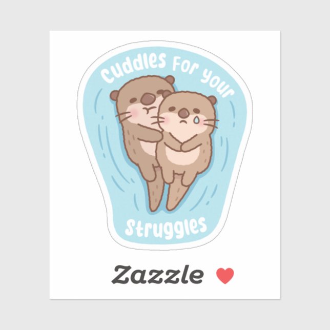 Sticker Les Mignons Prennent En Charge Les Bouddles Pour V (Feuille)