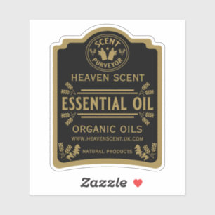 Sticker Les odeurs essentielles d'huile