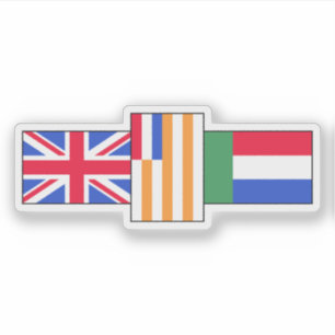 Sticker Les petits drapeaux du drapeau de l'Afrique du Sud