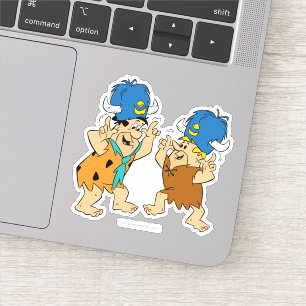 Sticker Les Pierrafeu   Buffles d'eau Fred & Barney