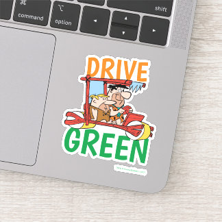 Sticker Les Pierrafeu | Fred & Barney - Drive Green