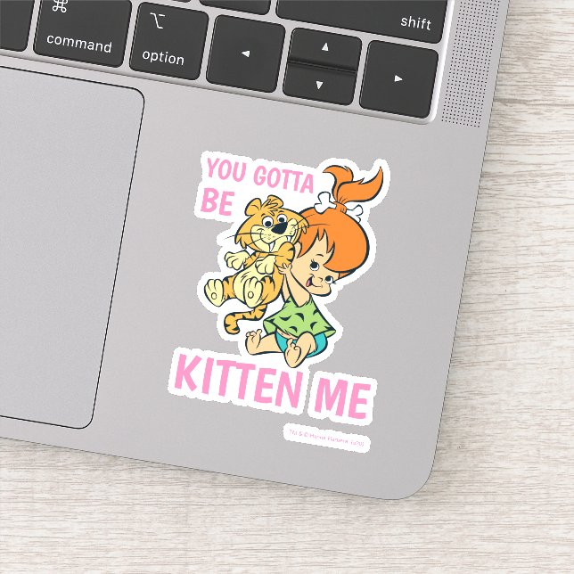 Sticker Les Pierrafeu | Galets et son tigre (Détail)