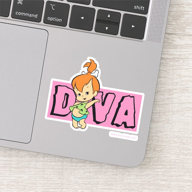 Sticker Les Pierrafeu | Galets - Little Diva (Détail)