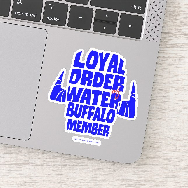 Sticker Les Pierrafeu | Loyal Order Water Buffalo Membre (Détail)