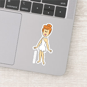 Sticker Les Pierrafeu Wilma Flintstone