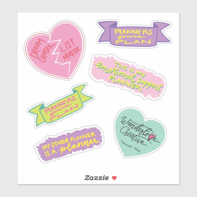 Sticker Les planificateurs vont planifier (Feuille)