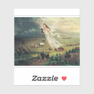 Sticker Les progrès américains par John Gast