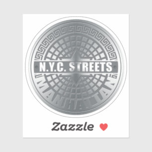 Sticker Les rues de New York Manhattan