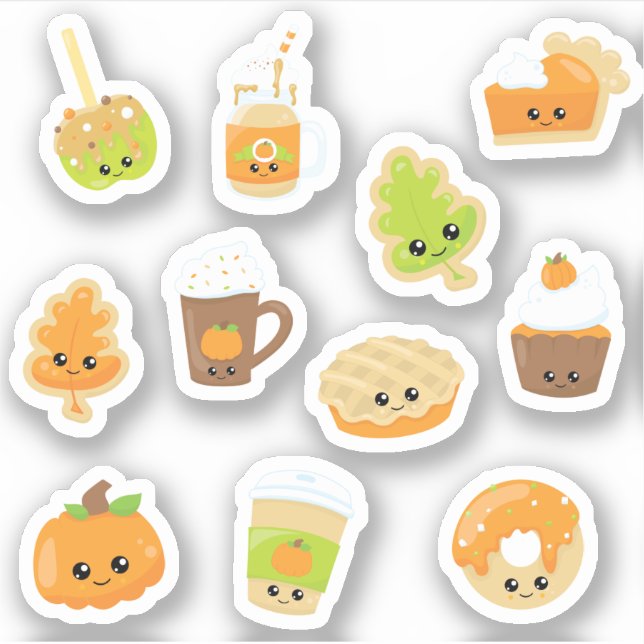 Sticker Les Soins Savoureux De Belle Automne | Halloween | (Devant)