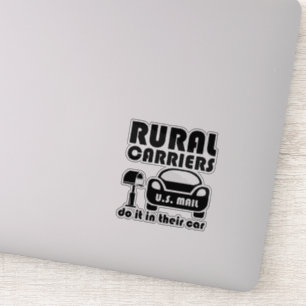 Sticker Les Transporteurs Ruraux De La Poste Le Font Dans