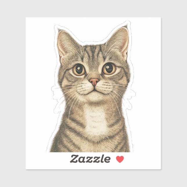 Sticker Les trésors tabby de Dürer 2 (Feuille)