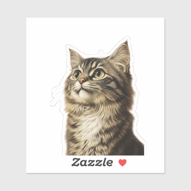 Sticker Les trésors tabby de Dürer 3 (Feuille)