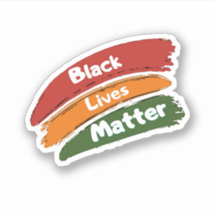 Sticker Les vies noires comptent