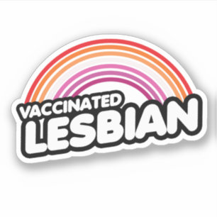 STICKER LESBIENNE VACCINÉE