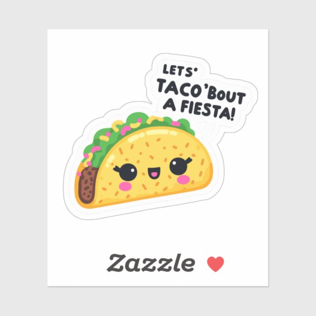 Sticker Let 'Bout a fiesta (Feuille)