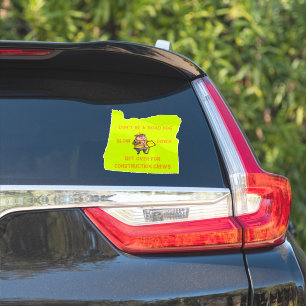 Sticker L'Etat de l'Oregon ne sera pas un chien errant