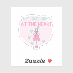 Sticker L'Éternel regarde le COEUR